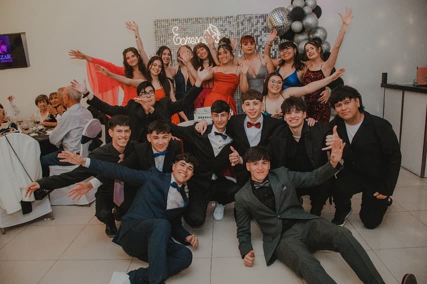 Fiesta en la pista de baile